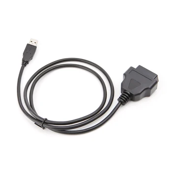 OBD2 16Pin, Et USB-Pordi Laadija Adapter Kaabli Ühenduspesa Diagnostic Tool