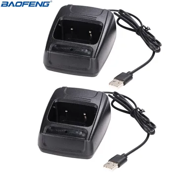 2TK Baofeng USB Adapter, Laadija, Kaks Way Radio Walkie Talkie BF-888s USB Eest doki Jaoks Baofeng 888 Baofeng 888s Tarvikud