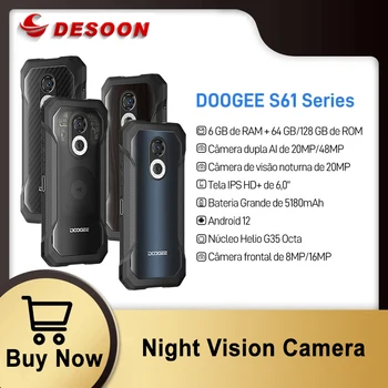 DOOGEE S61-Seeria Karm Telefon 6.0