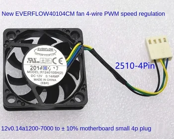 Uus Everflow 4010 4cm 40mm Pwm Fan R124010sh (2) 12V 0.14 4-Traadi Kiiruse Impulsi Kontrolli Cpu Cooler