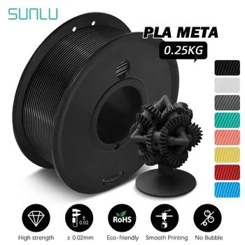 SUNLU 250G/Rull PLA Meta 3D Hõõgniidi 1.75 MM FDM 3D Printer Kõrge Likviidsus Parem Kiire Trükkimine Soe Värv, Laps Pliiatsi Täitke