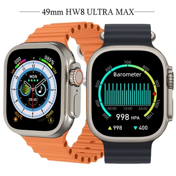 Smart Watch 49MM HW8 Ultra Max Seeria 8 kehatemperatuuri Bluetooth Kõne Veresuhkru Smartwatch koos bändi lukk Mehed Naised PK W27