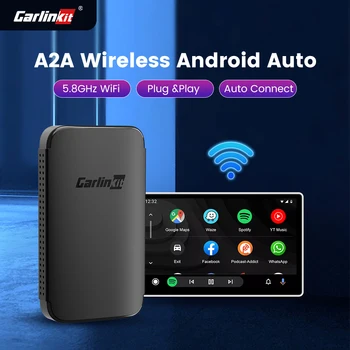 Traadita Android Auto Dongle CarlinKit Android 4.0 Auto Wireless Adapter Audi Benz Hyundai Nissan Vw Volvo, Ford Sony Pioneer
