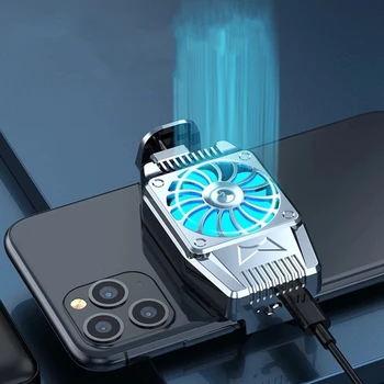 Universaalne Mini Mobiiltelefoni Jahutus Ventilaator Radiaatori Turbo Orkaan Mäng Külmik mobiiltelefoni Lahe jahutusradiaator iPhone/Samsung/Xiaomi
