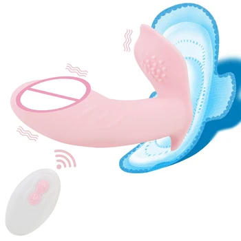 10 Sagedus Kantavad Dildo Vibraator Kliitori Stimulaator Täiskasvanud Toote Sukkpüksid G Spot Massager puldiga Sugu Mänguasjad, Naiste