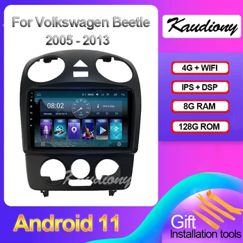 Kaudiony Android 11 8+128GB Jaoks VW Volkswagen Beetle Auto Multimeedia Mängija, GPS Navigatsioon Auto Raadio Automotivo 4G DSP 2005-2013