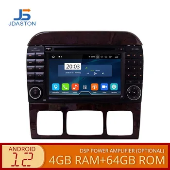 JDASTON Android 12 Auto-DVD Mängija Mercedes Benz W220 W215 S-Klass S280/S320/S350/S400 Multimeedia GPS Stereo 2 Din Auto Raadio
