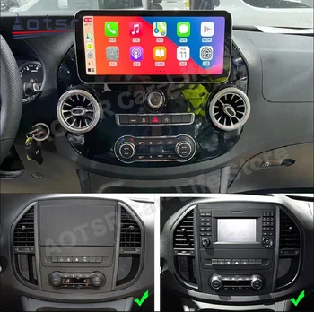 128G Auto Raadio Benz Vito W447 2014 2015 2016 2017 2018 2019-2021 Android Auto Auto Multimeedia Mängija, GPS Navigatsioon juhtseade