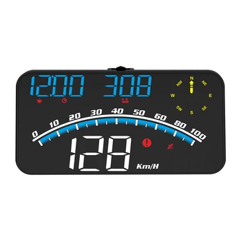 Auto Digitaalne Spidomeeter Head Up Display-HUD GPS-Läbisõidumõõdiku lubatud kiiruse ületamise Alarm Universaalne, lubatud kiiruse ületamise Alarm HD Ekraani, sest Kõik Sõiduki