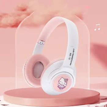 Uued Sanrio Traadita Kõrvaklapid Hello Kitty kõrvaklapid Headset koos Mic Armas Tüdrukute Muusika Bluetooth-Kõrvaklapid Laste Gamer