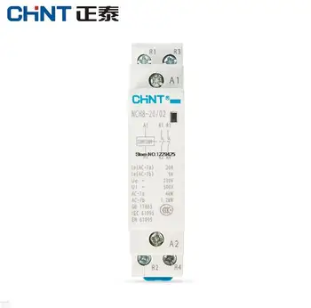 CHINT NCH8-20 Modulaarne AC leibkonna Kontaktori 220V 230V AC 20A 1NO 1NC 2NO 2NC CHNT