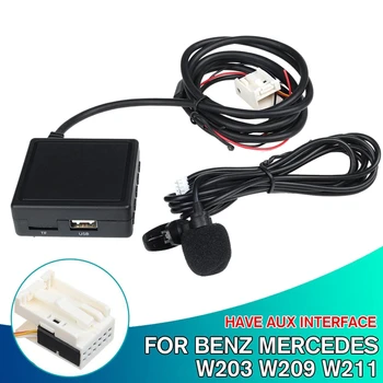 Bluetooth-Audio-Module-Vabad Telefoni Aux Adapter Mercedes Benz W203 W209 W211 Telefon, Kaabel Adapter