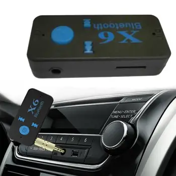 3 in 1 bluetooth car kit v4.1 bluetooth vastuvõtja 3,5 mm aux + TF-kaardi lugeja + - vabad kõne stereo audio vastuvõtja muusika adapter
