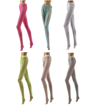 NK Ametlik Mood 6 Paari/Set Käsitsi valmistatud Pits Sukad Pikk, Sokk Legging vabaajarõivaste Tarvikud Barbie Nukk Mänguasjad