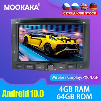 Android 10.0 Auto multimeedia DVD Mängija GPS Raadio PEUGEOT 3008 5008 GPS Navigation Stereo DSP Audio PX6