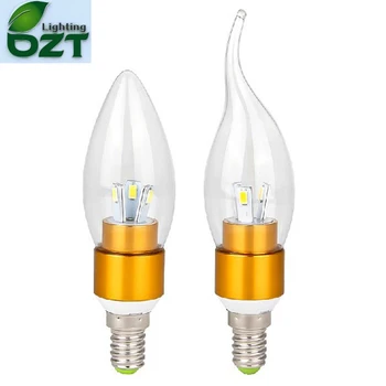 High power LED Pirn 3W 5W E14 AC220V SMD5730 Valguse lamp Pirn LED Valgusti Led Küünal Lamp Warm White/ Valge