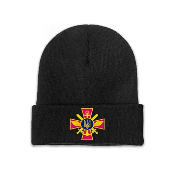 Koo Mütsi Zelensky Talvel Soe Beanie Mütsid peastaabi ukraina Relvajõudude Meeste ja Naiste Mood Vabaaja Müts